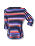 Joy Damen Shirt VALENTINA 3/4 Arm Gestreift