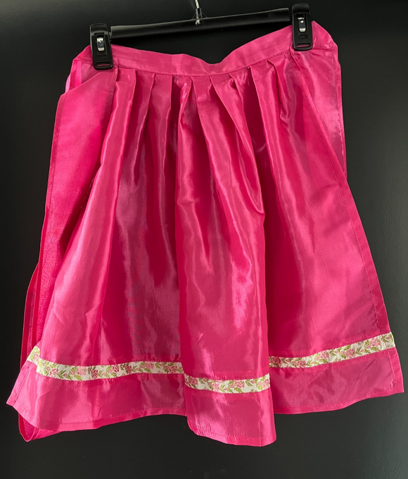 Damen Trachten Dirndl Schürze Rosa gemustert Gr. 32 v. Stockerpoint