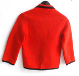 Kinder Trachten Janker/Jacke rot Gr. 140 v. Strickmeister