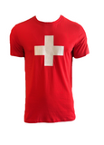 Damen und Herren T-Shirt Kurzarm Rot Gr. S, M