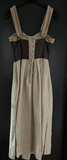 Damen Trachten Dirndl ärmellos Schwarz, Braun, Beige ca. Gr. 38
