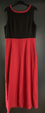 Damen Trachten Dirndl ärmellos  Schwarz Rot ca. Gr. 36 v. Gundi