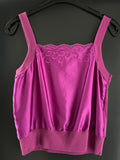 Damen Oberteil ärmellos Lila ca. Gr. 38/40