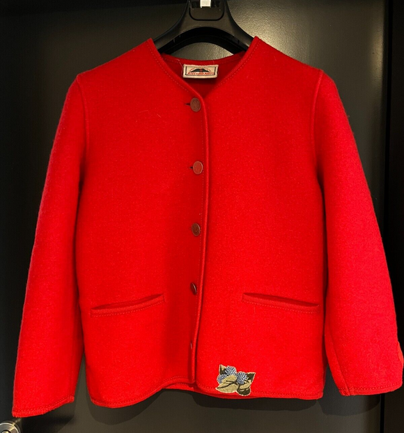 Damen Trachten Janker/Jacke rot Gr. 38 v. Kitz-Pichler Trachten