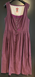Damen Trachten Dirndl ärmellos lila gemustert ca. Gr. 40 v. Salzburger Dirndl