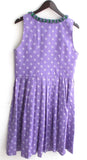Damen Trachten Dirndl ärmellos lila geblümt Gr. 44 v. Alpenwelt