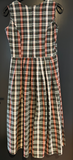 Damen Trachten Dirndl ärmellos Mehrfarbig gemustert ca. Gr. 40