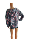 Venice Beach Damen Hoodie REE 100093 Langarm Flower paint Gr. M
