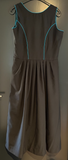 Damen Trachten Dirndl ärmellos schwarz, hellblau Gr. 40/42 v. Port Louis