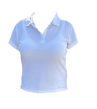 Damen Poloshirt Kurzarm Weiß, Orange, Rosa, Navy Gr. S