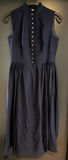 Damen Trachten Dirndl ärmellos Blau hochgeschlossen Gr. 40 v. Distler