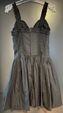 Damen Trachten Dirndl ärmellos Schwarz ca. Gr. 36