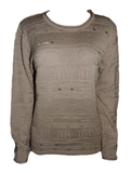 Capuccino Damen Pullover Langarm Grau Gr. 38