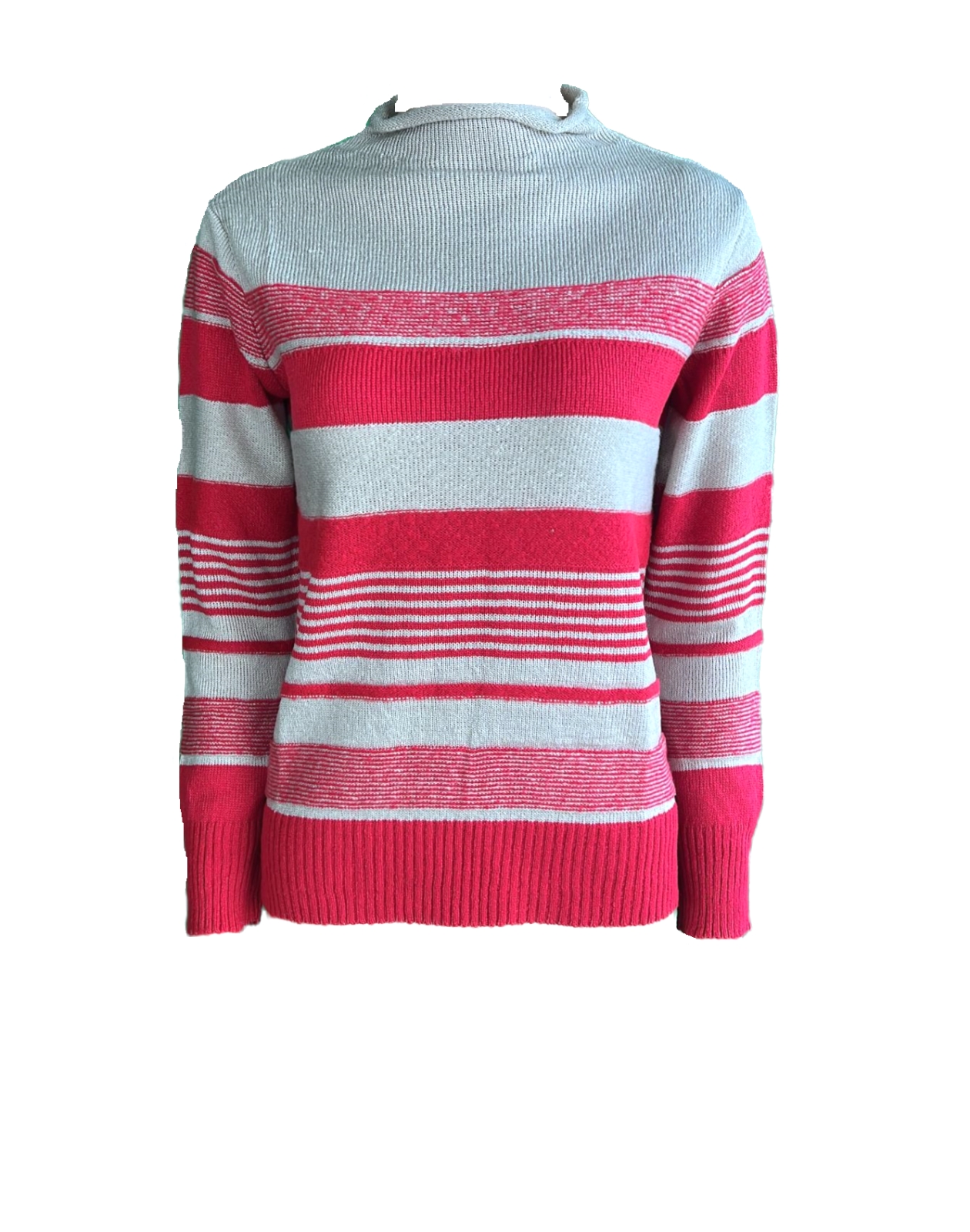 Paola Damen Pullover Silber/Rot, Silber/Rosa, Silber/Türkis S,M,L,XL