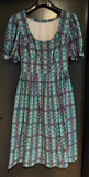 Damen Trachten Dirndl kurzarm mehrfarbig gemustert ca. Gr. 36
