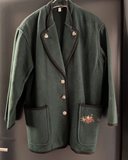 Damen Trachten Janker/Jacke Grün ca. Gr. 42 v. Collection Forum