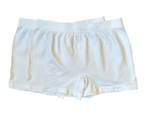 Damen Unterhose Panty 2er-Pack Grau, Weiß, Schwarz Gr. S, M, L