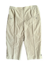 Damen Caprihose Beige Rot Türkis Taupe Gr. 42 44 46 50