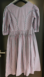 Damen Trachten Dirndl 3/4 Arm Lila, Grün gemustert Gr. 44 v. Chiemseer Dirndl