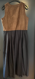 Damen Trachten Dirndl ärmellos Braun, Schwarz Gr. 42 v. K&K Kaiserjäger