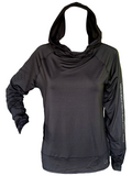 Venice Beach Damen Shirt MINKA Schwarz Langarm Gr. XS