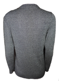 Capuccino Damen Shirt Langarm Tierdruck Leomuster Grau Braun Gr. 38
