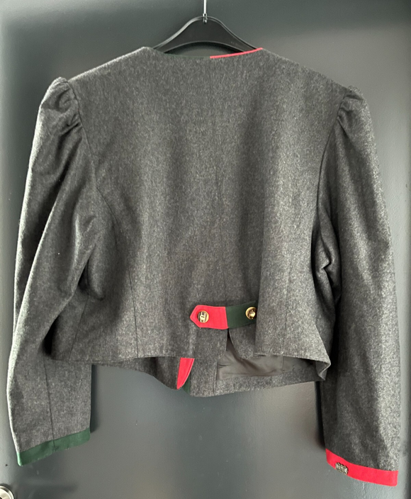 Damen Trachten Janker/Jacke Grau ca. Gr. 48 v. M&G