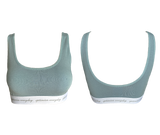Damen Sommer Bustier Sport-BH Baumwolle Gr. S M L