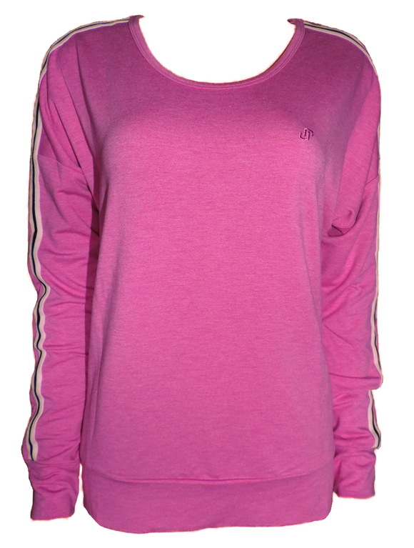 Joy Damen Sweatshirt Claudia Sportshirt Langarm Lila Gr. 36 38 40 42 44 46