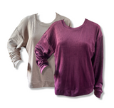 Damen Loungewear Oberteil Langarm Cordnicky