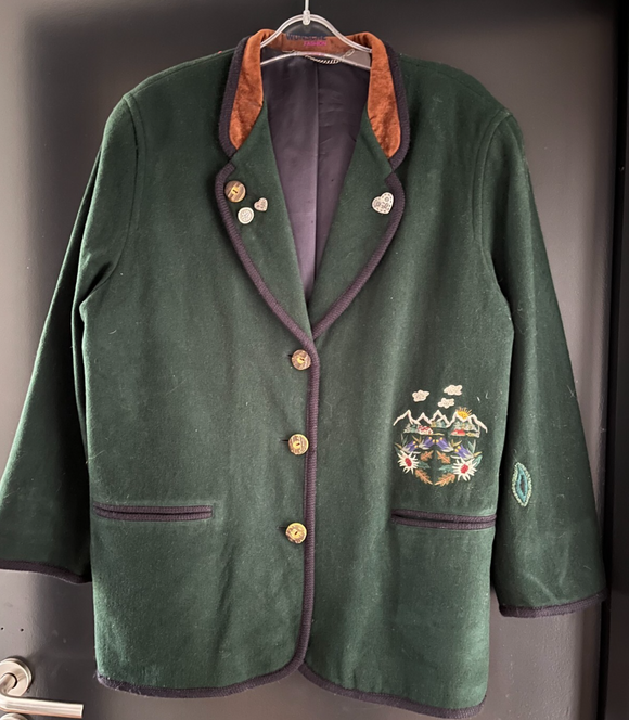 Damen Trachten Janker/Jacke Grün ca. Gr. 46 v. Fashion Studio