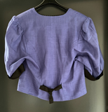 Damen Trachten Janker/Jacke blau/lila ca. Gr. 40 v. Al-pe