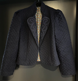 Damen Trachten Janker/Jacke Blau ca. Gr. 36/38