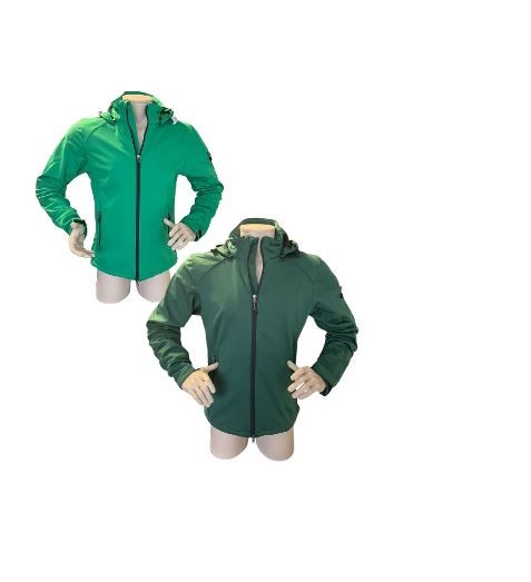 HAKRO Herren Softshelljacke Ontario 848848 kellygrün tanne