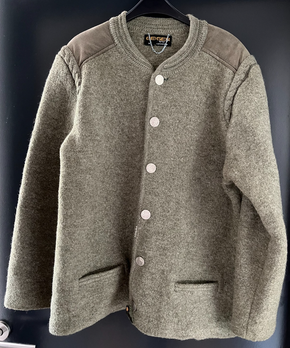 Damen Trachten Janker/Jacke grün ca. Gr. 56 v. Geiger