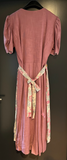 Damen Trachten Dirndl kurzarm Altrosa mit Schürze Gr. 38 v. Yessica