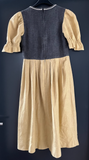 Kinder Trachten Dirndl kurzarm Grau, Gelb Gr. 140 v. Reseder