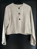 Damen Trachten Janker/Jacke Beige ca. Gr. 36/38
