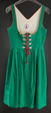 Damen Trachten Dirndl ärmellos grün ca. Gr. 40 v. Strässer Trachten