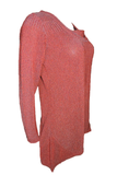 Capuccino Damen Pullover Langarm Orange Gr. 38