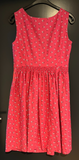 Damen Trachten Dirndl ärmellos Rosa gemustert ca. Gr. 42