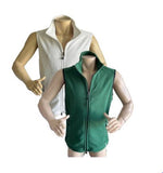 HAKRO Herren Fleeceweste  tanne weiss XS S M L XL 2XL 3XL