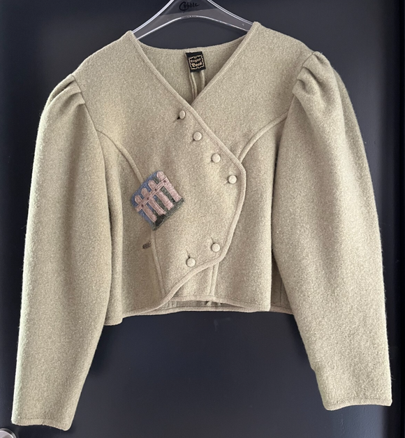 Damen Trachten Janker/Jacke Grün ca. Gr. 40 v. Original Boos