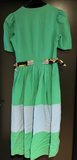 Damen Trachten Dirndl kurzarm Grün, Blau ca. Gr. 40 v. Sportalm