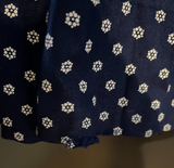 Damen Trachten Dirndl ärmellos Rot, Blau-Weiß gemustert ca. Gr. 38