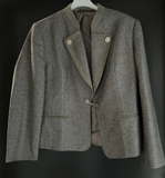 Damen Trachten Janker/Jacke grau ca. Gr. 42 v. Schuck