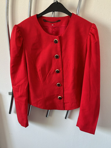 Damen Trachten Jacke Janker rot Gr. 42