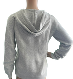 Damen Pulli Hoodie Rolli Streifen Pulli uni S M L