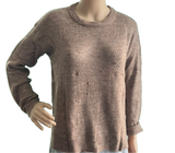 Damen Pulli braun beige grau blau S M L XL