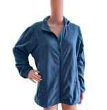 MAUI Damen Fleecejacke schwarz blau rot grau  Gr.  M L XL